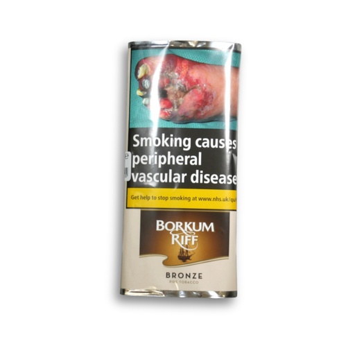 [9444] Pipe Tobacco - Borkum Riff Bourbon Bronze - Pouch Of 50g