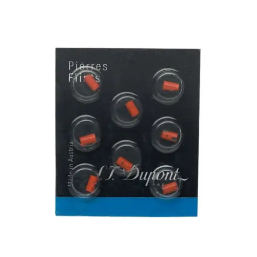 [9648] Flints - S.T. Dupont Red - Pack Of 8